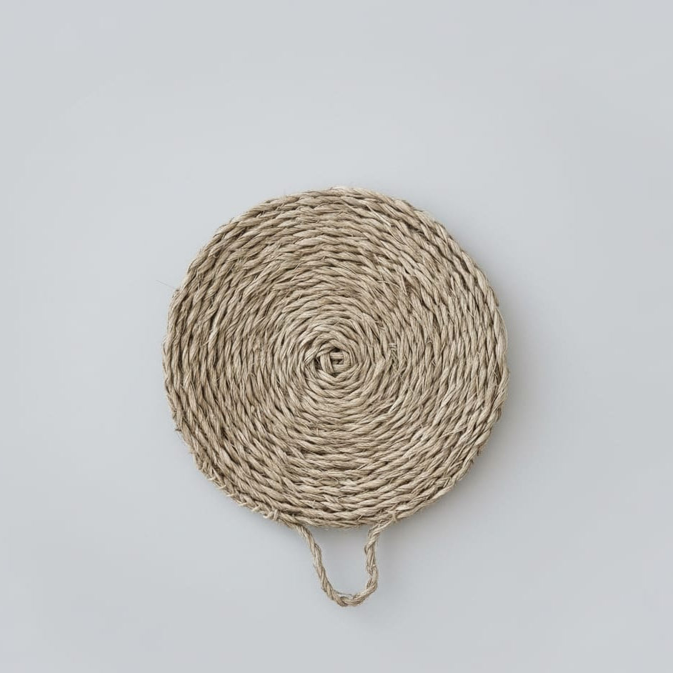 Sous-Plat en Osier tressé- Support de Table Artisanal