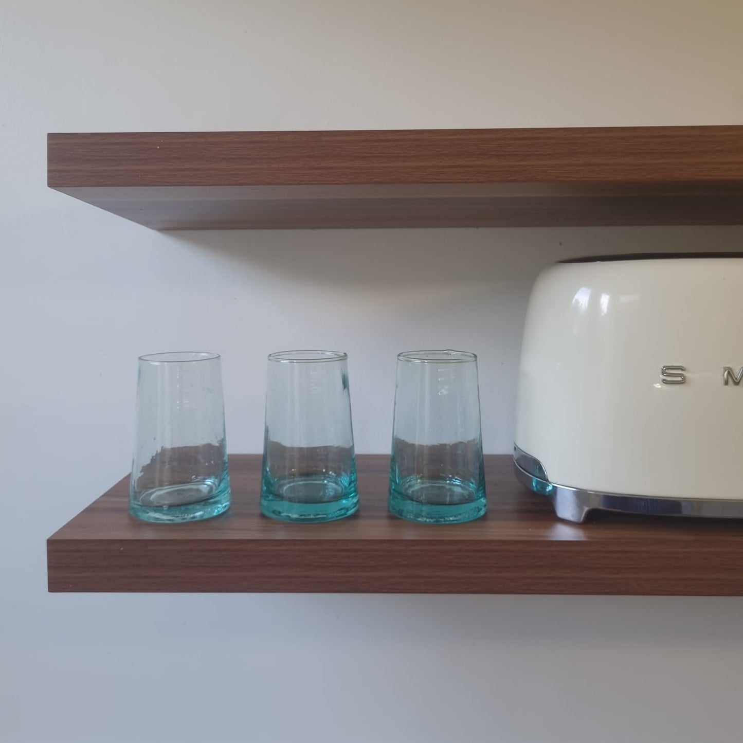 Set de 6 Verres soufflés - 100% recyclé à eau Bledi