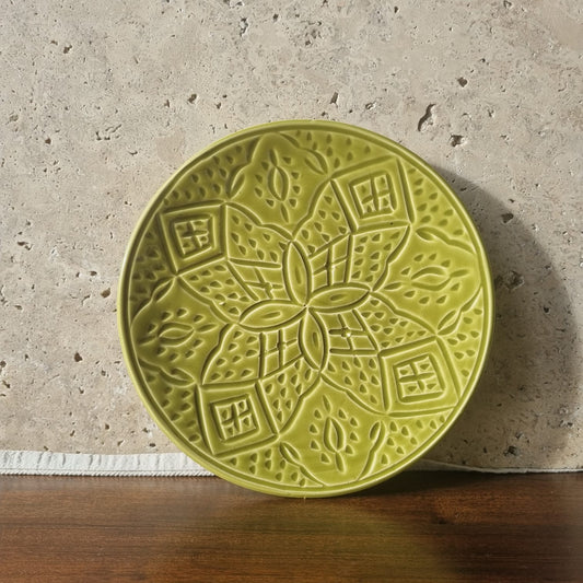 Assiettes empreinte - Collection Beldi fait main - 19 cm