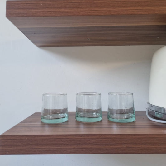Lot de 6 Verrines Beldi Marocaines - Verre Soufflé 100% Recyclé