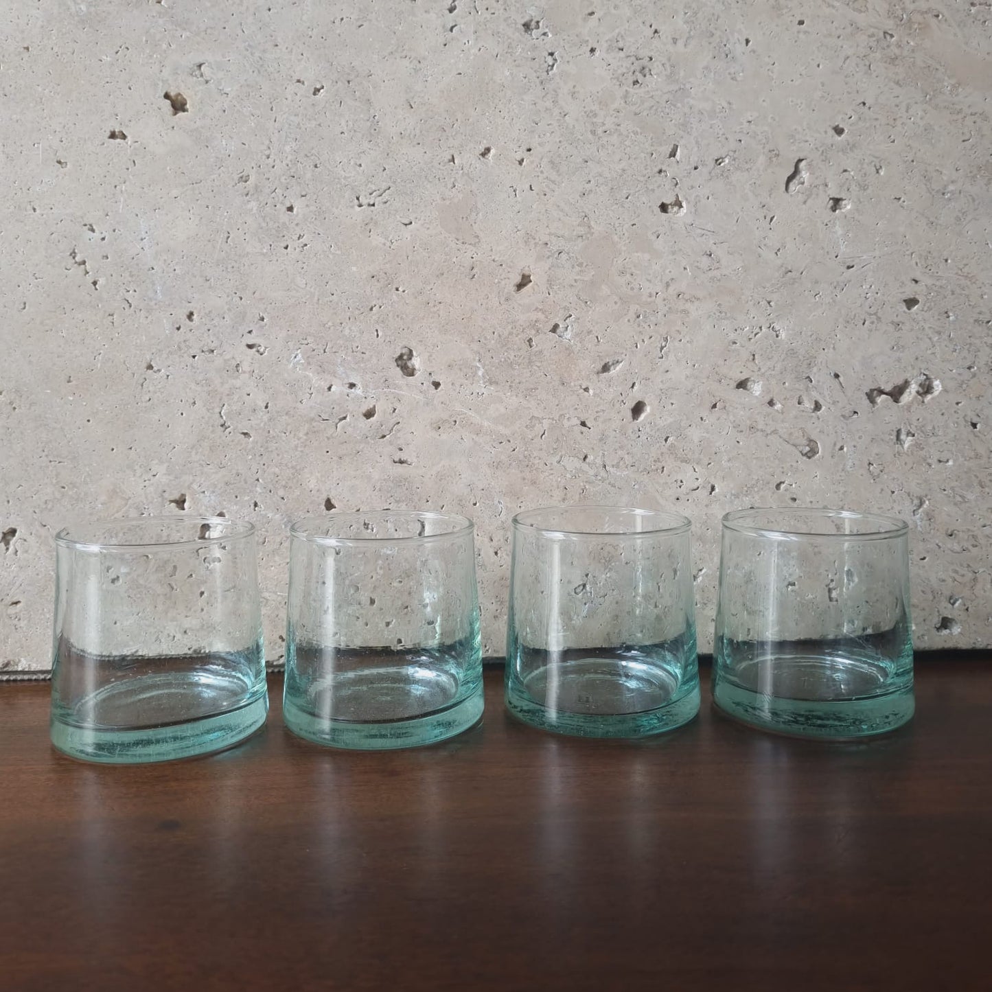 Set de 6 verrines Bledi - verre soufflé 100% recyclé