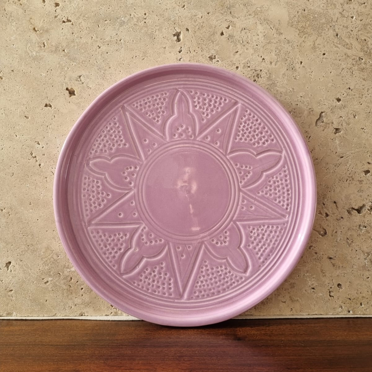 Plateau de Service "Empreinte" – Céramique fait main