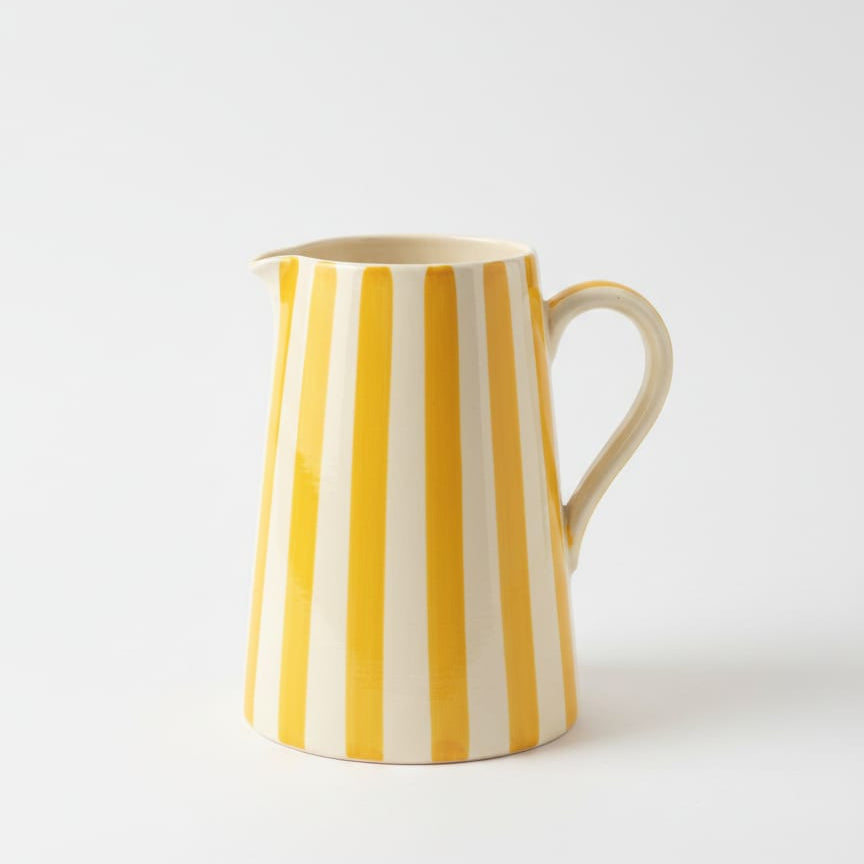 Carafe Artisanal – Motif Rayure - Printemps 16cm -Fait Main