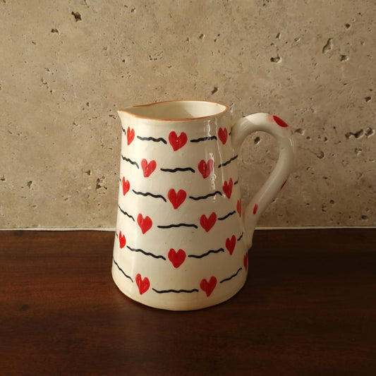 Carafe Artisanal – Motif petit Cœur - Lhoub