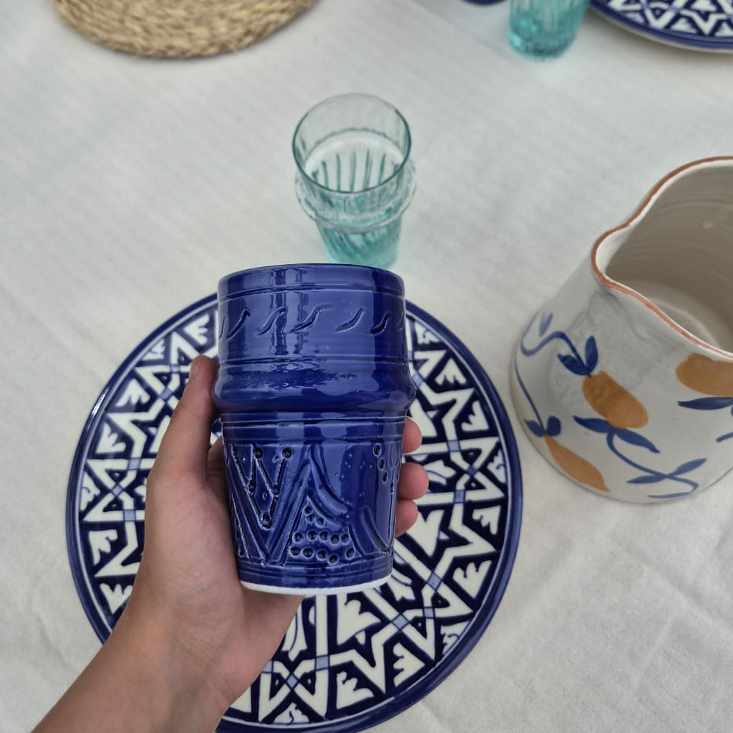 Tasse Artisanal - Empreinte fait main - 10 cm